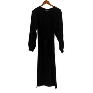 NWT! & other stories black fleece dress